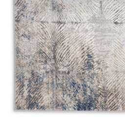 Ivory Grey Abstract Abstract Pattern Bedroom & Living Room Rug -239Cm X 300Cm - thumbnail 5