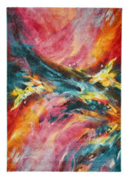 Multi Abstract Modern Easy To Clean Rug For Dining Room-120Cm X 170Cm - thumbnail 9