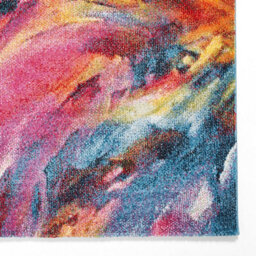 Multi Abstract Modern Easy To Clean Rug For Dining Room-120Cm X 170Cm - thumbnail 5