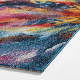 Multi Abstract Modern Easy To Clean Rug For Dining Room-120Cm X 170Cm - thumbnail 6
