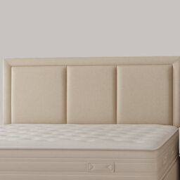 "Urban Textures - Ciaro Luxury 26"" High Boucle Fabric Upholstered Headboard - Cream" - thumbnail 1