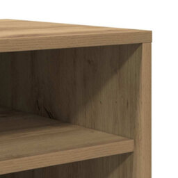 Vidaxl Shoe Cabinet Artisan Oak 60X35X92 Cm Engineered Wood - thumbnail 7