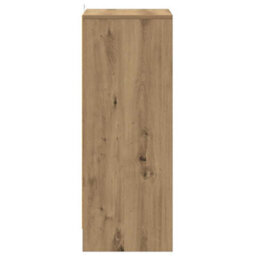 Vidaxl Shoe Cabinet Artisan Oak 60X35X92 Cm Engineered Wood - thumbnail 5