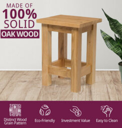 Hallowood Furniture Waverly Oak Small Occasional Table - thumbnail 4