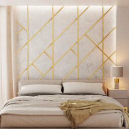 Ilcom Decorative Profile I 38mm X 2440mm X 0.65mm Gold Brushed Stainless Steel - thumbnail 4