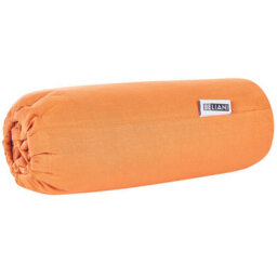 Beliani Fitted Sheet Janbu 160 X 200 Cm Cotton Orange - thumbnail 6