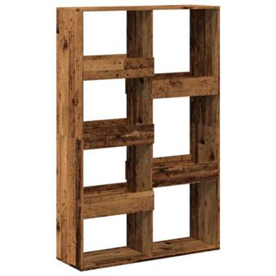 Berkfield Classic Bookcase Old Wood 100X33X155.5 Cm Engineered Wood