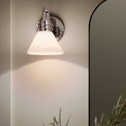Luminosa Lighting Elstead Kichler Farum Bathroom Wall Lamp Classic Polished Chrome 3000K Ip44 1X G9 - thumbnail 2