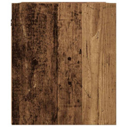 Berkfield Wall-Mounted Bedside Cabinets 2 Pcs Old Wood 38X34X40 Cm - thumbnail 8