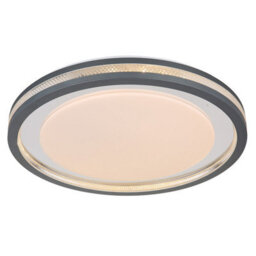 Luminosa Lighting Luminosa Terpsa Integrated Led Semi Flush Ceiling Light White Matt Led Dimmable 2700-6500K Remote Control Timer - thumbnail 9