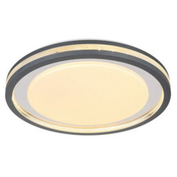 Luminosa Lighting Luminosa Terpsa Integrated Led Semi Flush Ceiling Light White Matt Led Dimmable 2700-6500K Remote Control Timer - thumbnail 4