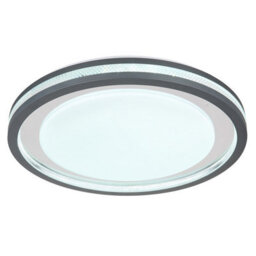Luminosa Lighting Luminosa Terpsa Integrated Led Semi Flush Ceiling Light White Matt Led Dimmable 2700-6500K Remote Control Timer - thumbnail 5