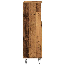 Berkfield Bathroom Cabinet Old Wood 30X30X100 Cm Engineered Wood - thumbnail 5