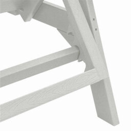 Berkfield Garden Lounge Furniture 3 Pcs White 38 X 38 X 46Cm Polyethylene - thumbnail 8