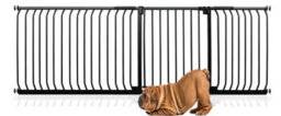 Bettacare Elite Pressure Dog Gate, 216Cm - 225Cm, Matt Black, Pressure Fit Pet Gate For Dog And Puppy - thumbnail 1