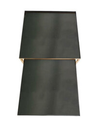 Aspect Furniture Myla Metal Nest Of 2 Table, Gold/black - thumbnail 5