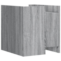 Berkfield Bedside Cabinet Grey Sonoma 45X50X50 Cm Engineered Wood - thumbnail 6