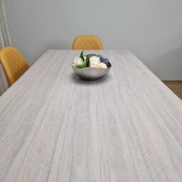 Kosy Koala Grey Dining Table Set With 4 Diamond Stitched Mustard Chairs And 1 Bench - thumbnail 8