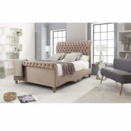 Luxury Whitby Slats Ottoman Bed With Midnight  With Headboard - thumbnail 1
