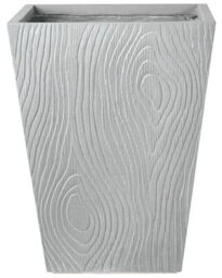 Wyld And Coco Casanova Grey Fibre Clay Square Planter 42 X 42 X 50 Cm - thumbnail 1