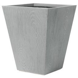 Wyld And Coco Casanova Grey Fibre Clay Square Planter 42 X 42 X 50 Cm - thumbnail 4