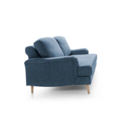 Abakus Direct Harper Collection 2 Seater In Dark Blue - thumbnail 4