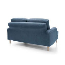 Abakus Direct Harper Collection 2 Seater In Dark Blue - thumbnail 5