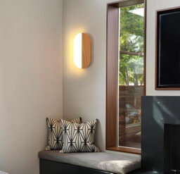 Wooden Led Wall Sconce  Interior Wall Lamp Warm Light 3000K - thumbnail 4