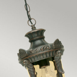 Luminosa Lighting Elstead Philadelphia 1 Light Medium Outdoor Ceiling Chain Lantern Old Bronze Ip44, E27 - thumbnail 2