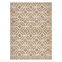 RugsX Carpet Flat 48957265 Geometric Rhombus Natural Beige String 120X170 Cm - thumbnail 2
