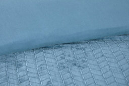 Rapport Home Chevron Faux Teddy Polyester Fleece Duvet Cover Set With Pillowcase - thumbnail 2