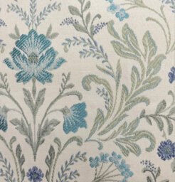 Enhanced Living Blue Floral, 100% Blackout, Thermal Curtains With Tape Top Header (Pair) - 90 X 108 Inch (229 X 274Cm) - thumbnail 4