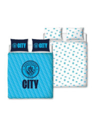 Manchester City Fc Crestcol Double Panel Duvet And Pillowcase Set - thumbnail 3