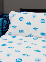 Manchester City Fc Crestcol Double Panel Duvet And Pillowcase Set - thumbnail 7