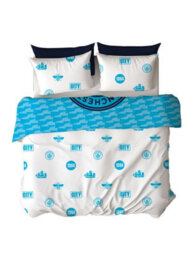 Manchester City Fc Crestcol Double Panel Duvet And Pillowcase Set - thumbnail 8