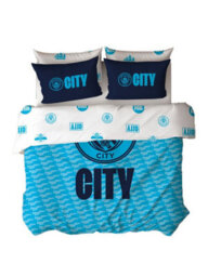 Manchester City Fc Crestcol Double Panel Duvet And Pillowcase Set - thumbnail 9