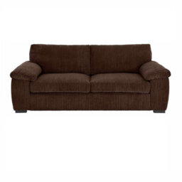 Amalfi Lilly Choclate Brown Jumbo Cord Fabric Sofa 3 And 2 Seater Set - thumbnail 2