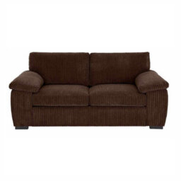 Amalfi Lilly Choclate Brown Jumbo Cord Fabric Sofa 3 And 2 Seater Set - thumbnail 3