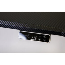 Dellonda Dual Motor Adjustable Desk Frame With Digital Controls, 100Kg Capacity, Black - Dh16 - thumbnail 6