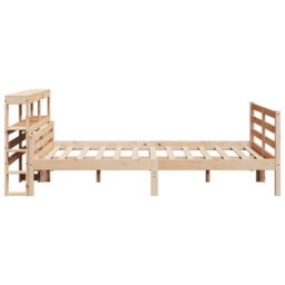 Berkfield Bed Frame With Headboard Without Mattress 150X200 Cm King Size - thumbnail 5