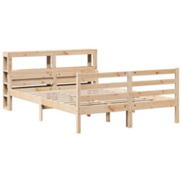 Berkfield Bed Frame With Headboard Without Mattress 150X200 Cm King Size - thumbnail 3