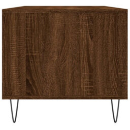 Berkfield Modern Coffee Table Brown Oak 90X49X45 Cm Engineered Wood - thumbnail 7