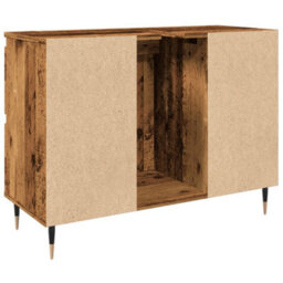 Berkfield Bathroom Cabinet Old Wood 80X33X60 Cm Engineered Wood - thumbnail 6