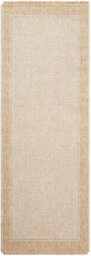Livabliss Mirage-Cottage Tan Beige Fringe In- & Outdoor Jute-Look Rug 80 X 220 Cm Easy Care, Non Shedding - thumbnail 1