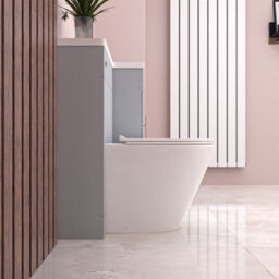 Nes Home Matte Grey 900mm L-Shape Right Hand Vanity Unit & Toilet - thumbnail 5