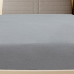 Walplus Jersey Fitted Sheet Grey 140X200 Cm Cotton - thumbnail 3