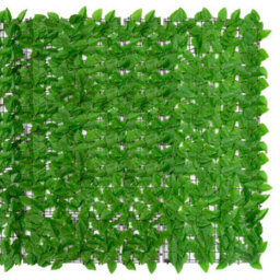 Berkfield Balcony Screen With Green Leaves 300X150 Cm - thumbnail 3