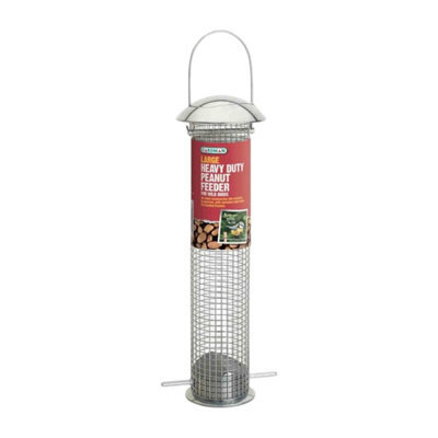 Gardman Heavy Duty Peanut Feeder Large Metal Hanging Bird Nut Feeder Easy Fill & Clean Outdoor Design - image 1