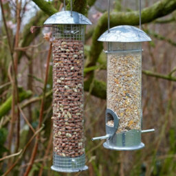 Gardman Heavy Duty Peanut Feeder Large Metal Hanging Bird Nut Feeder Easy Fill & Clean Outdoor Design - thumbnail 3