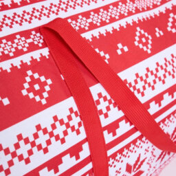 OHS Storage Bag Christmas Tree Bauble Decorations Organiser Nordic Xmas Gift Wrap - thumbnail 6